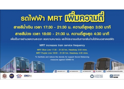 2020–04-09 曼谷公车、捷运增加发车